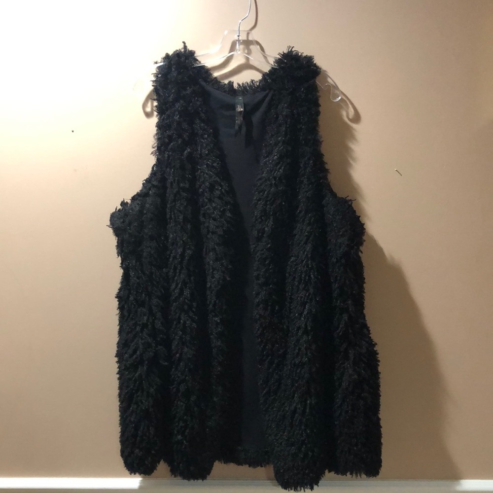 Faux fur vest